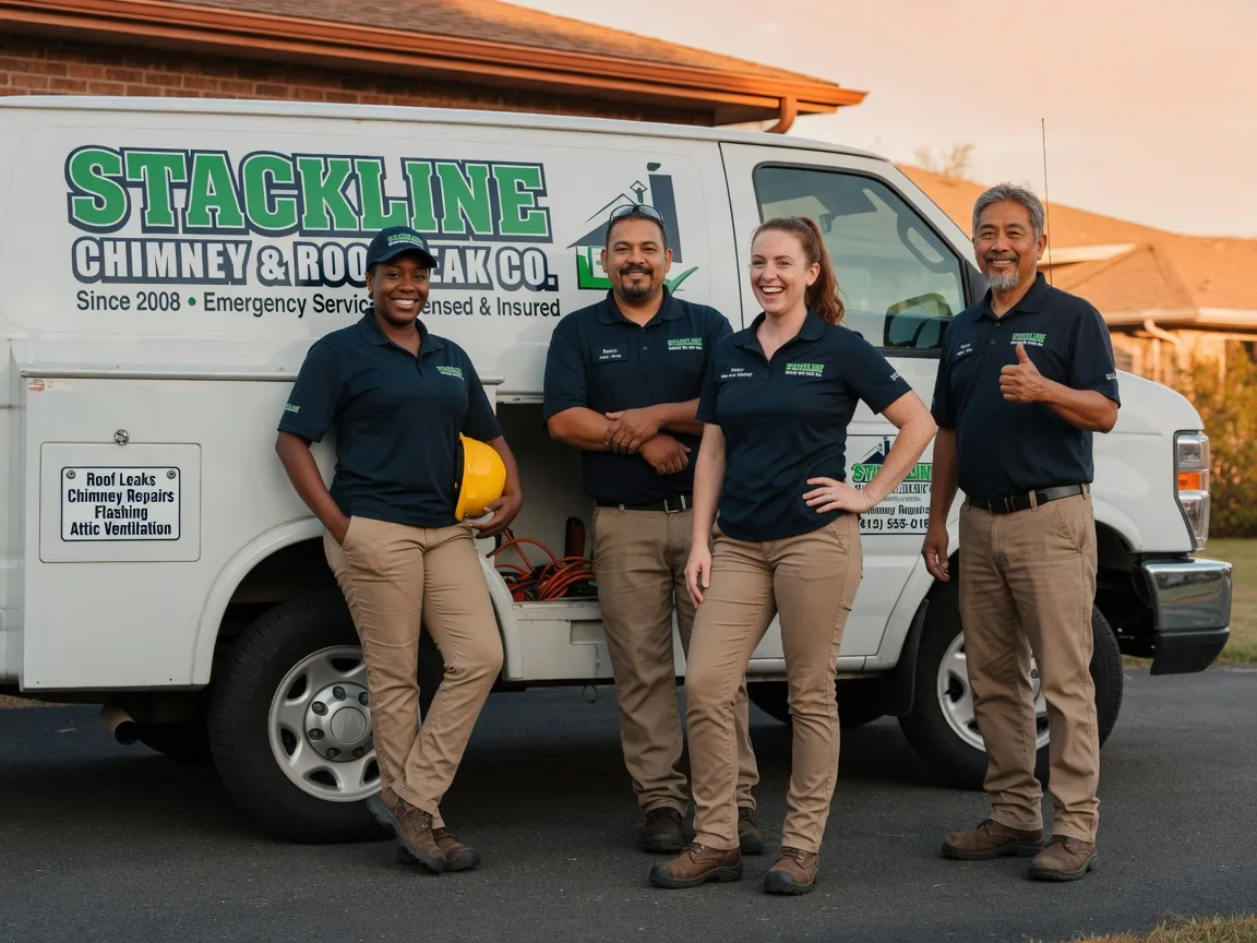 Chimney flashing repair company in Okolona, MS